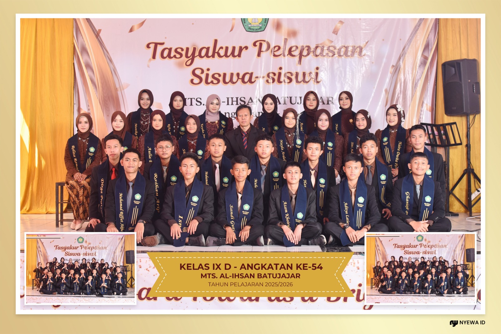 Pelepasan Siswa/Siswi MTs. Al-Ihsan Batujajar TP. 2026/2027
