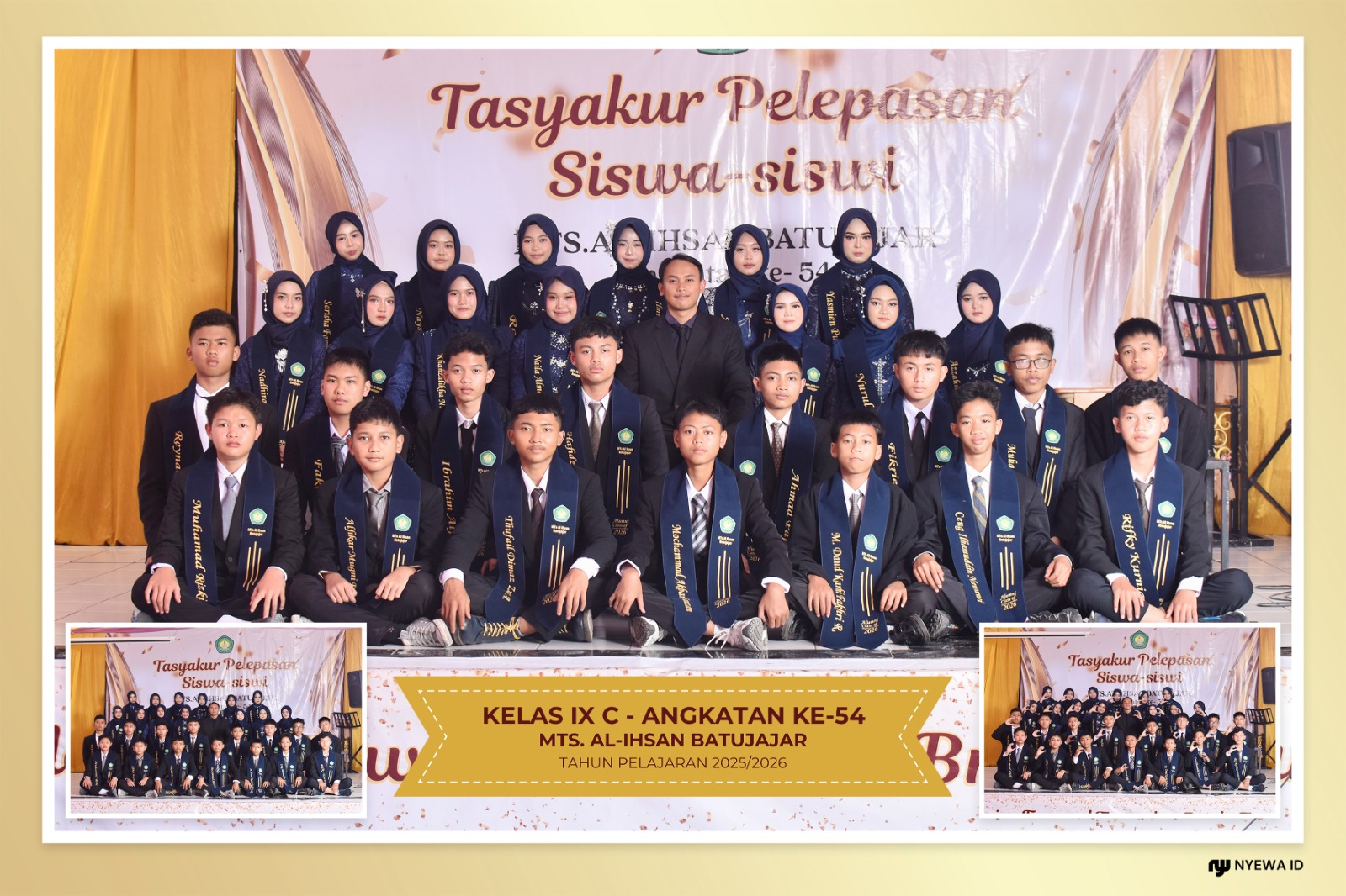 Pelepasan Siswa/Siswi MTs. Al-Ihsan Batujajar TP. 2026/2027